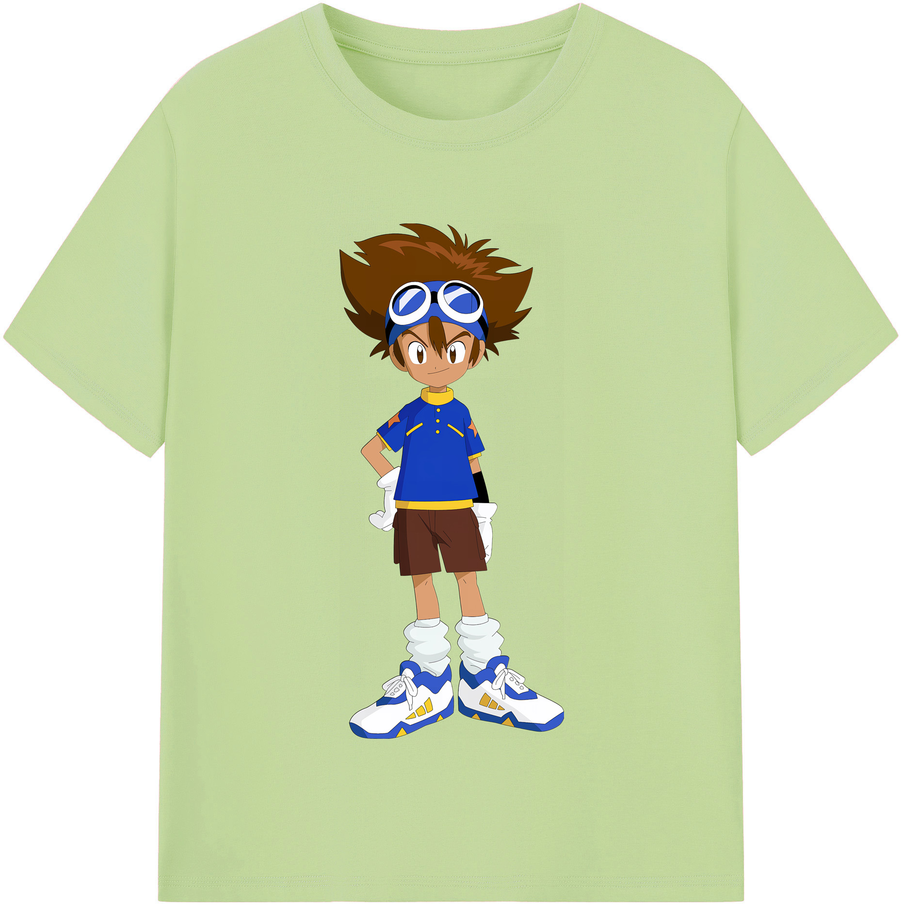 （画像用） Digimon デジタルモンスター/デジモン 綿100％半袖Tシャツ（フロントプリント）